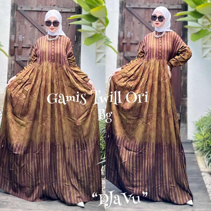 GAMIS TWILL ORI BG COLLECTION MOTIF DJAVU