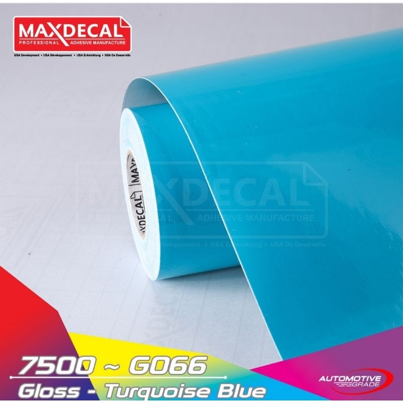 

sticker turquoise blue glosy