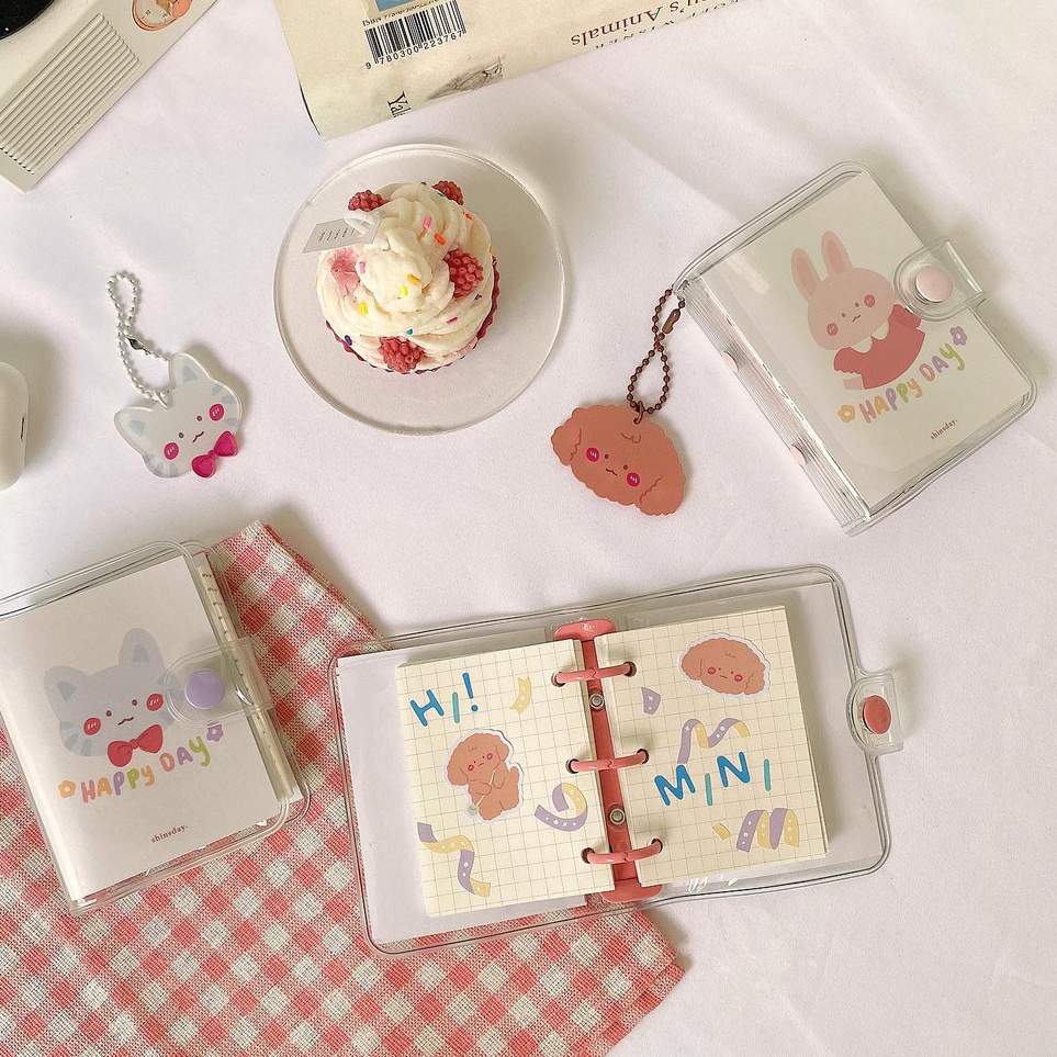 

Model Terkini Mini Binder 3 Rings Notebook Aesthetic