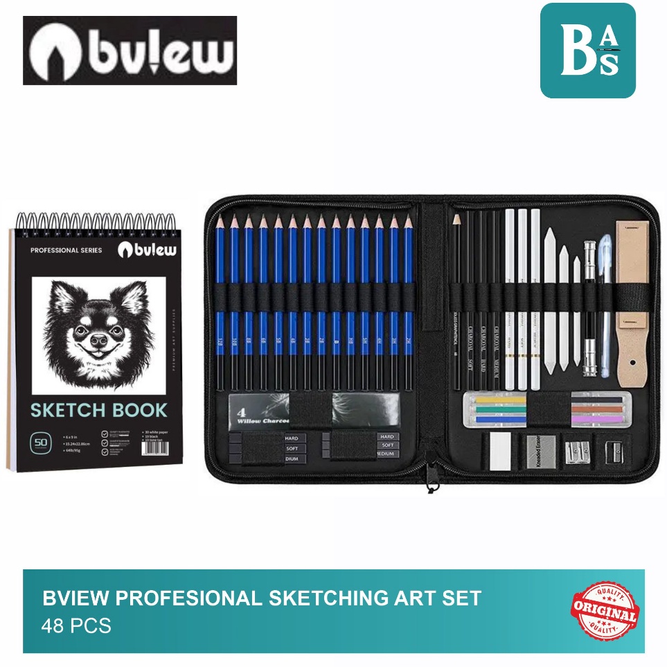 

Pasti Istimewa BVIEW Profesional Sketching Art Set 48 Pcs Art Product 1 Original Peralatan Melukis Terlaris dari BAS Bali Art Supplies Jakarta