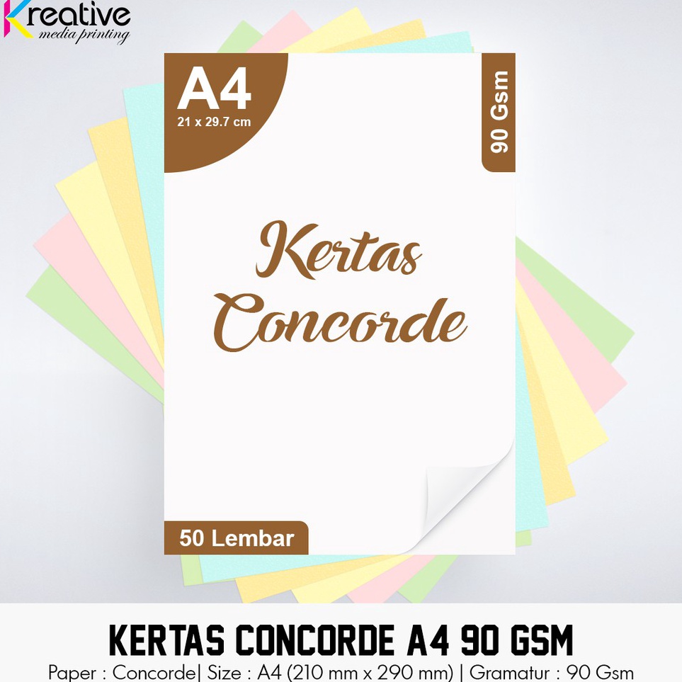 

Pusat Grosir Kertas Concorde A4 9 gsm 1 pack 5 lbr