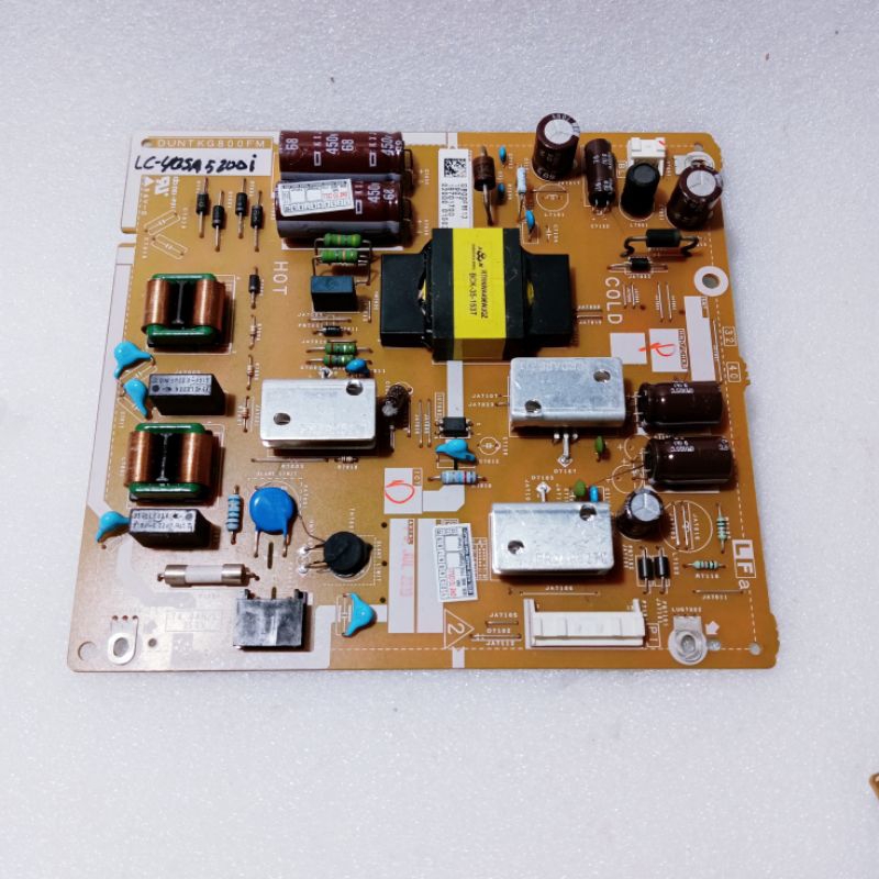 psu tv sharp lc 40sa5200i - power suplay tv sharp lc-40SA5200I