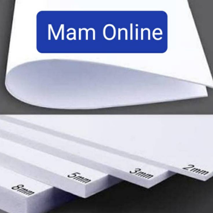 

Paket Ekonomis Pvc board 1mm uk 4cm x 6cm Pvc foamboard