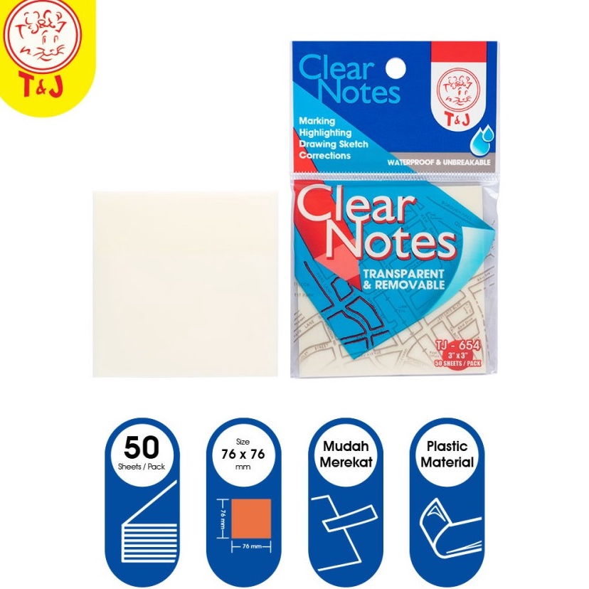 

Pasti Diskon Sticky Notes TomJerry TJ654 ClearTransparent