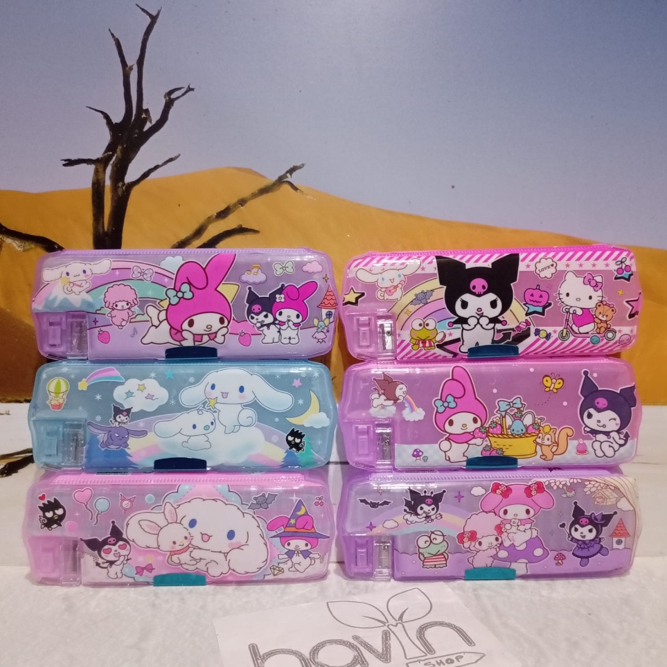 

Hemat Belanja KOTAK PENSIL magnet TRANSPARANT OVAL SANRIO PENCIL CASE