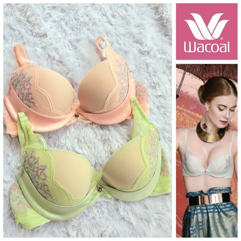 BRA WACOAL PREMIUM PAKAI KAWAT BUSA SEDANG SIZE 34B 34C 36B 36C 38B 38C K2 IB 4480 BH IB4480