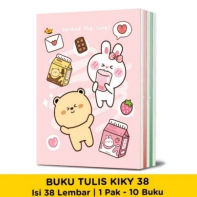 

Super Original 1 buku BUKU TULIS SEKOLAH 38 LEMBAR KIKY BUKU OKEY GARIS isi 1 PACK