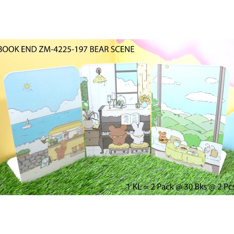 

Sekarang Laris penahan buku atau stand book motif lovely bear isi 2 pc