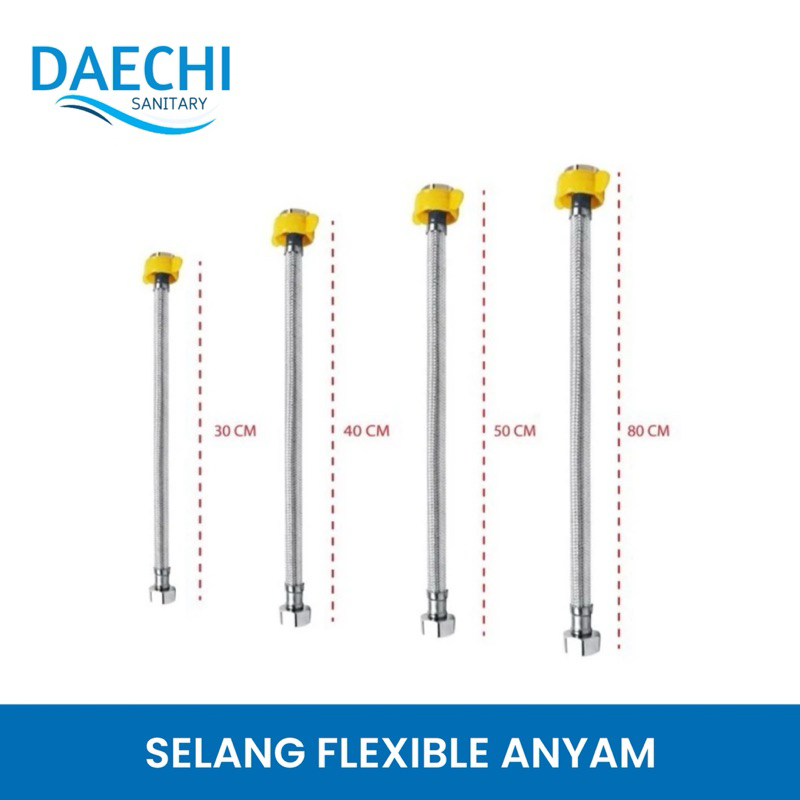 Selang Flexible Anyam Selang Sambungan Fleksibel Hose Stainless