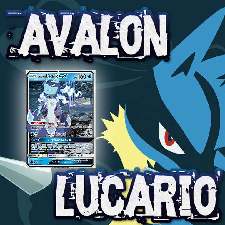 KARTU POKEMON TCG HOLOGRAM ENGLISH VERSION (GX) - AVALON LUCARIO