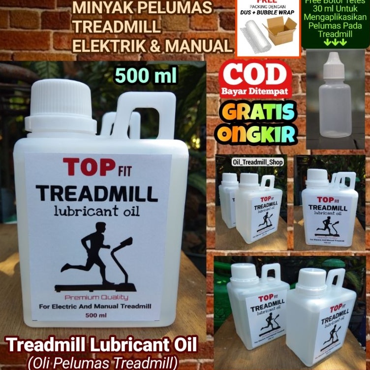 KODE J3Q8 TOP FIT Minyak Pelumas Treadmill Elektrik Manual 5ml Murah Original Treadmill Lubricant Oi