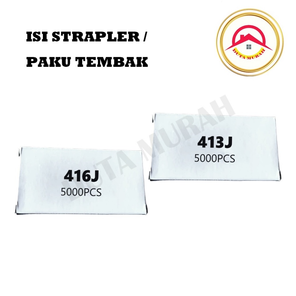 

KODE S77F Isi Straples Isi Strapler Tembak Paku Tembak 416 J 16mm 413 J 13mm