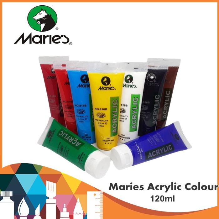 

KODE C74H Maries Acrylic Paint Tubes 12ml Cat Lukis Maries Acrylic 12ml Cat Maries Maries