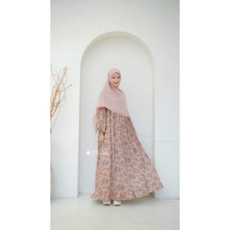 SABRINA | GAMIS RAYON GAMIS MOTIF BUNGA DRESS MOTIF DRESS BUNGA GAMIS JUMBO GAMIS MOTIF JEMIMA DRESS