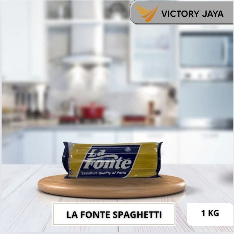 

La Fonte lafonte Pasta Spaghetti 1 kg Spagetti Spageti Instan 1 Kg 1000 Gram Bogasari