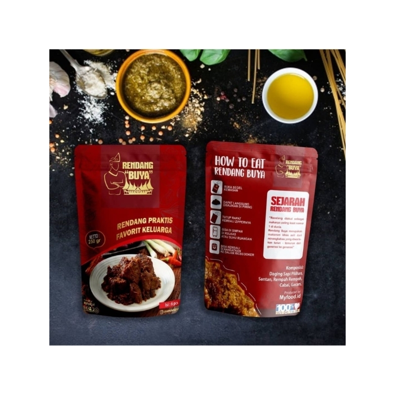 

Rendang Buya - Rendang Paru Spesial 250gr Siap Santap