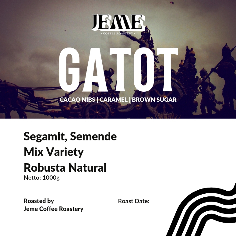 

Jeme Roastery Biji Kopi 100% Fine Robusta Natural 1Kg (GATOT)