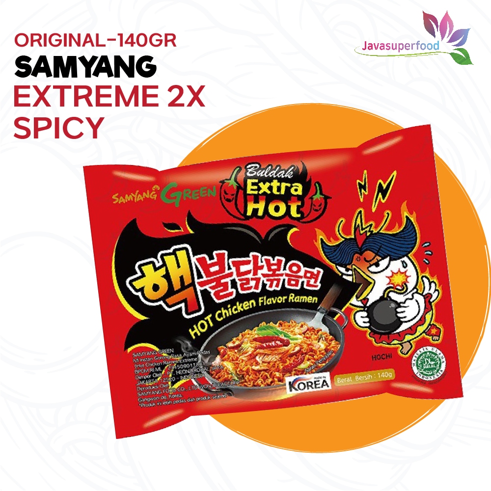 

Samyang Mie Instant Goreng Hot Chicken Ramen Extreme 2x Spicy pck 140g