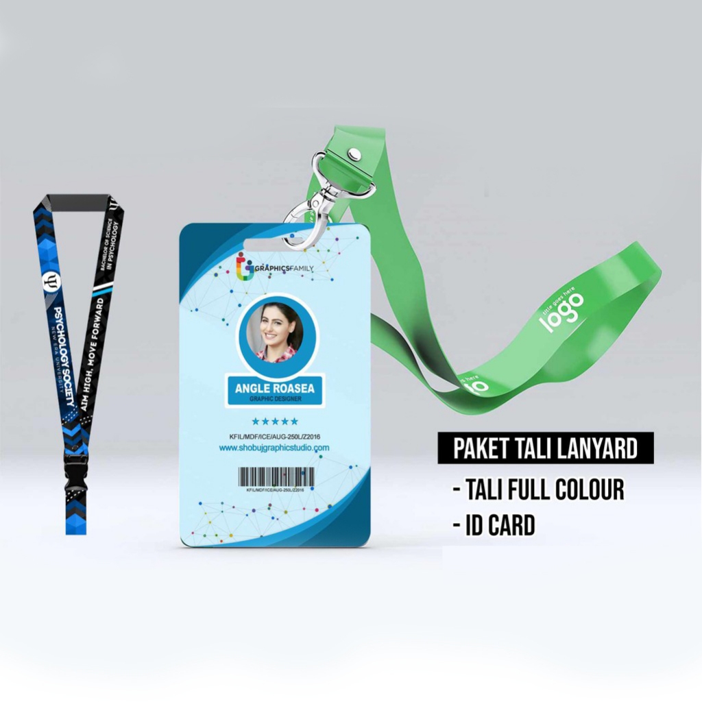 

PAKET ID CARD + TALI LANYARD CUSTOM