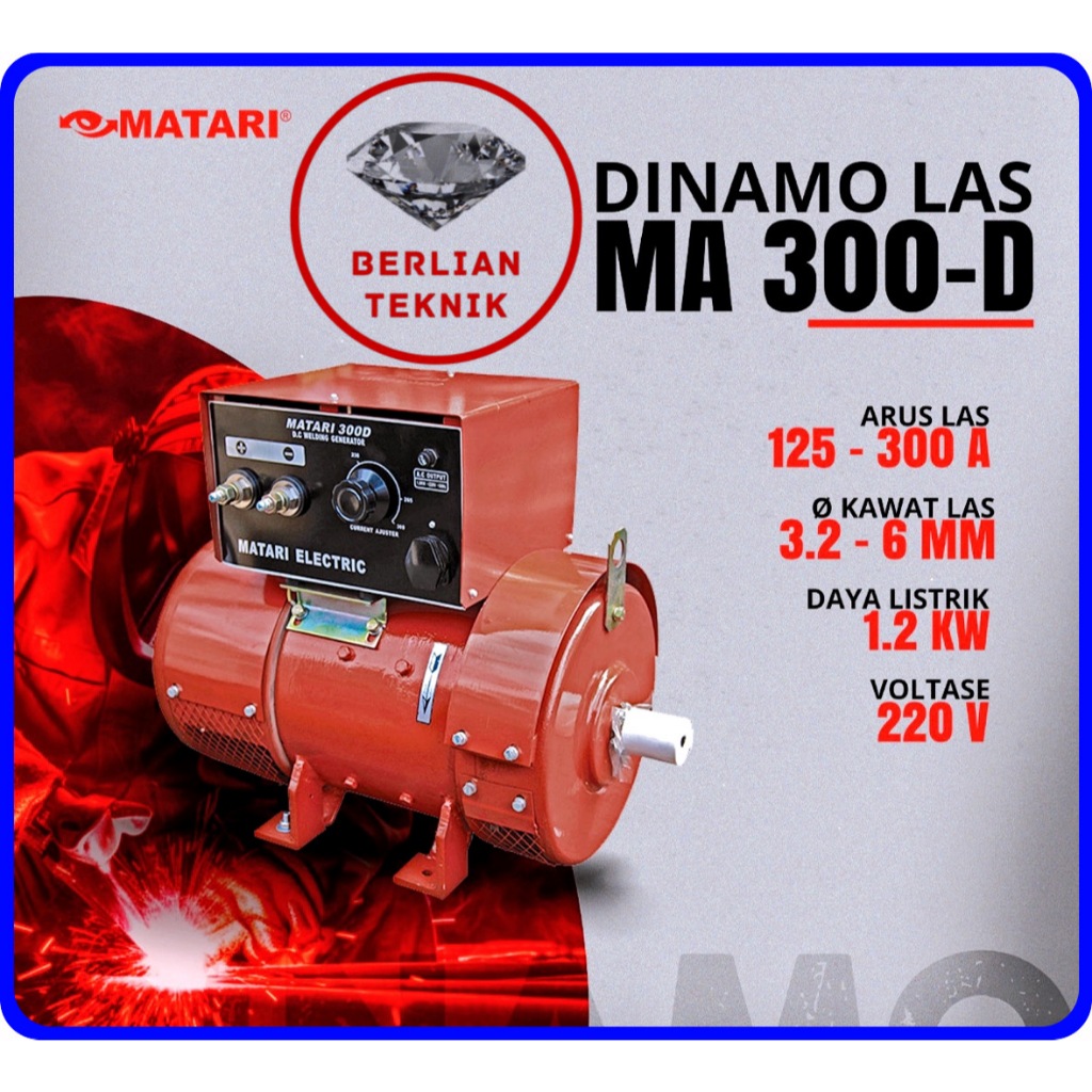 Dinamo Las Welding Generator Matari 300 D