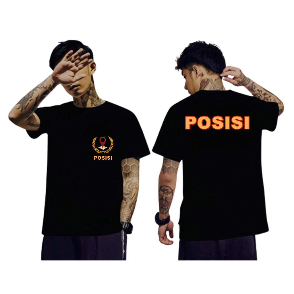 kaos pria kaos t-shirt plesetan polisi posisi luur maps murah terbaik terlaris bagus kaos lulu-lucua