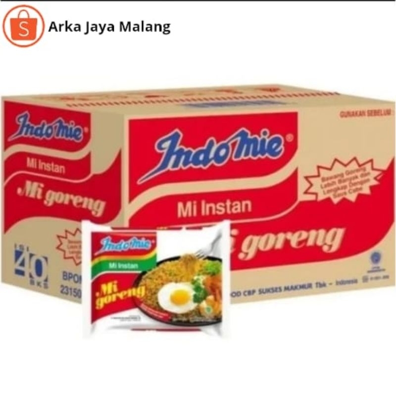 

Indomie Goreng Spesial mie instant 1 dus isi 40 pcs