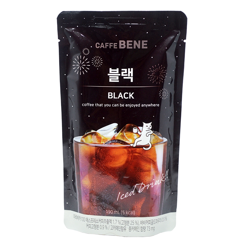 

CAFFEBENE BLACK POUCH COFFEE 190 ML