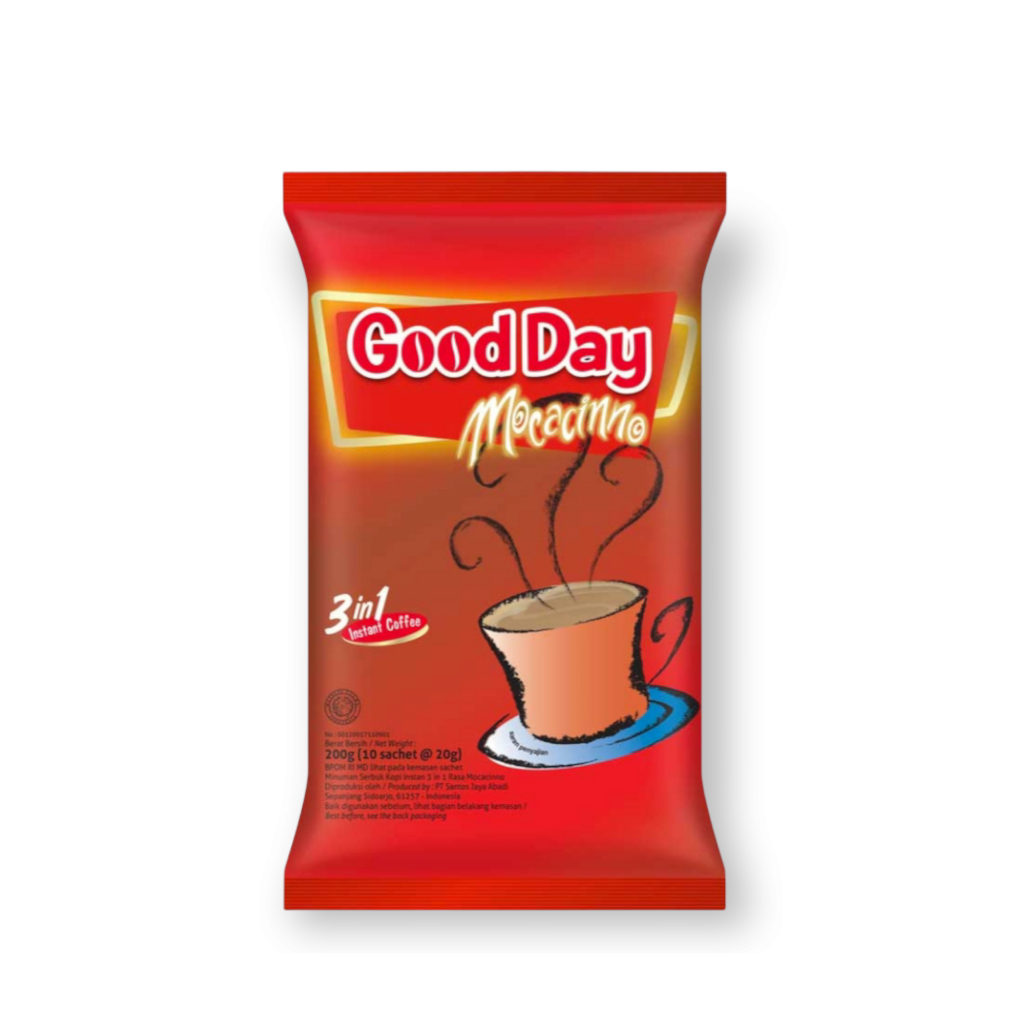 

Kopi GoodDay Mocacinno Renceng 3in1