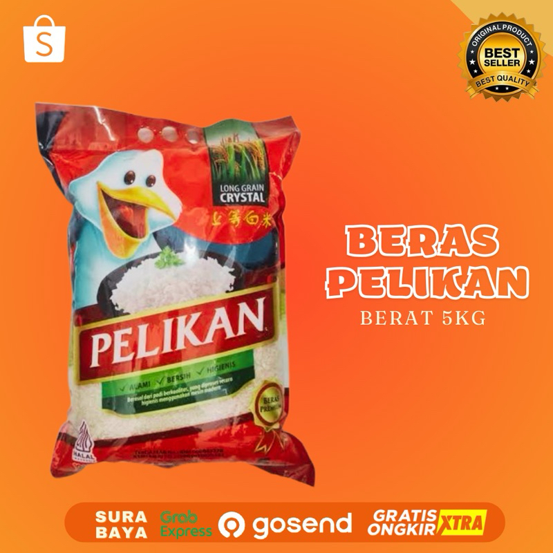 

Beras pelikan 5kg