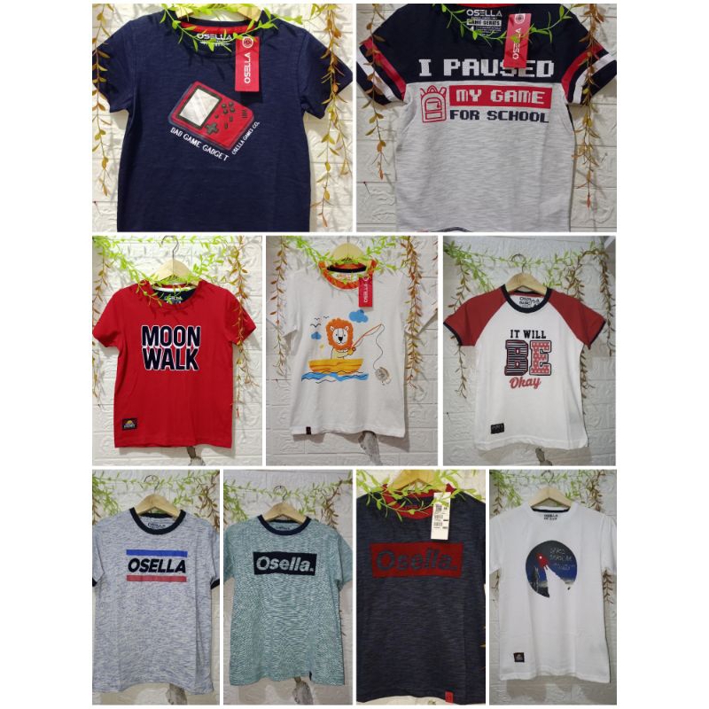 Kaos Pendek Anak OSELLA Laki-Laki ORI