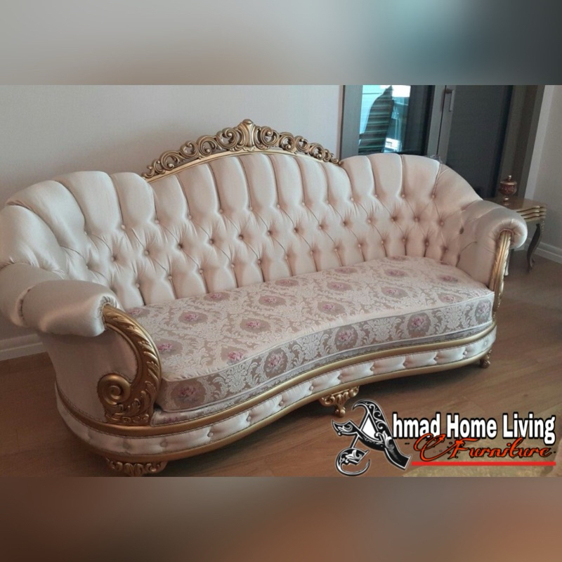 SOFA TAMU MEWAH SOFA UKIR MODERN BANGKU MEWAH