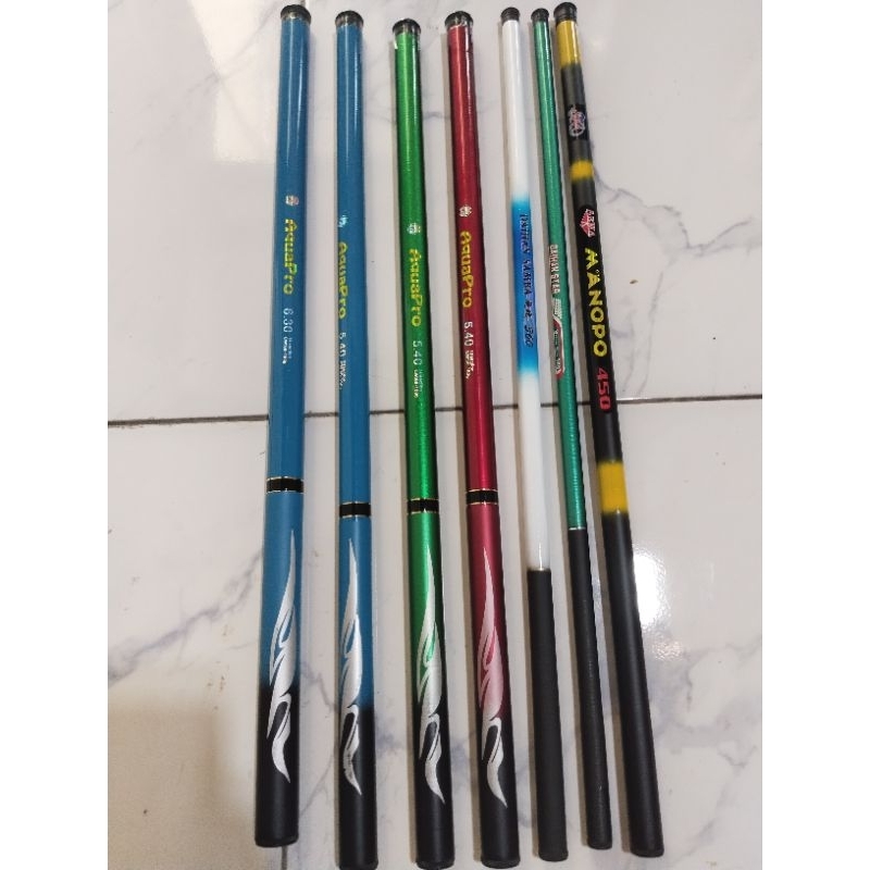 Tegek Bendera 3 meter, Tongkat Bendera 4 meter,Tegek 3,6 meter, Joran Tegek Pancing kuat bisa untuk 