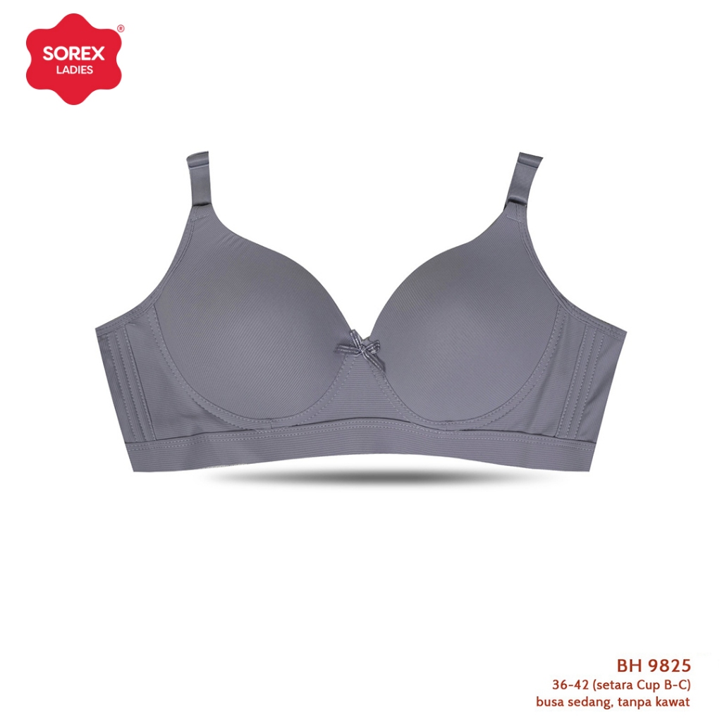 SOREX Bra BH Busa Tanpa Kawat Comfy Series Size 36-42 Cup C