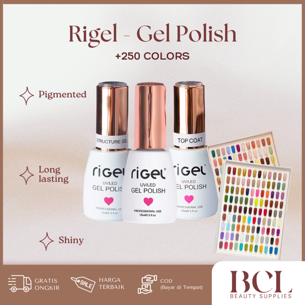 Rigel Polish 15ml Kutek Gel Hologram