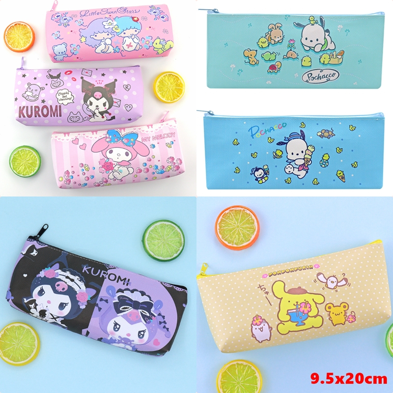 

[ORGM] Perlengkapan Sekolah Tempat Pensil Alat Tulis Kotak Pensil Karakter Pochaco Kuromi Melody