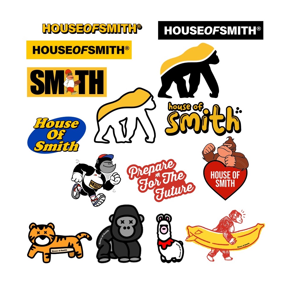 

KODE K14X House of Smith Sticker New Smith Sticker Pack 1 Pack 15 pcs sticker
