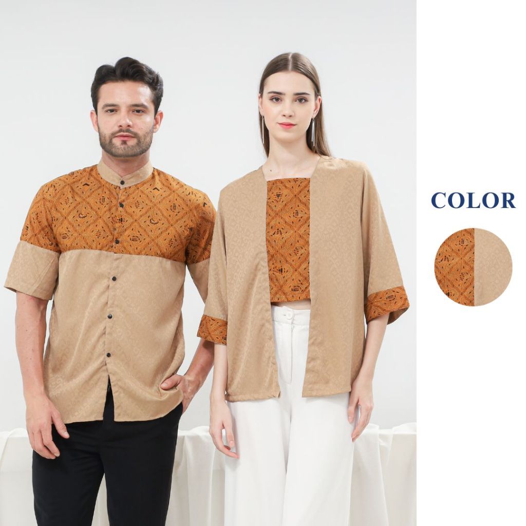 Batik Benang Ratu - Atasan Couple Sarimbit Motif Dobby Sidomukti