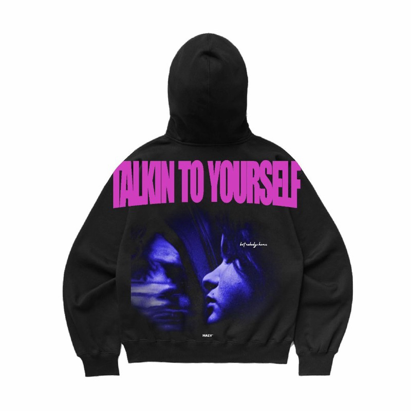 HAEV I HOODIE BOXY OVERSIZE I TALKIN TO YOURSELF