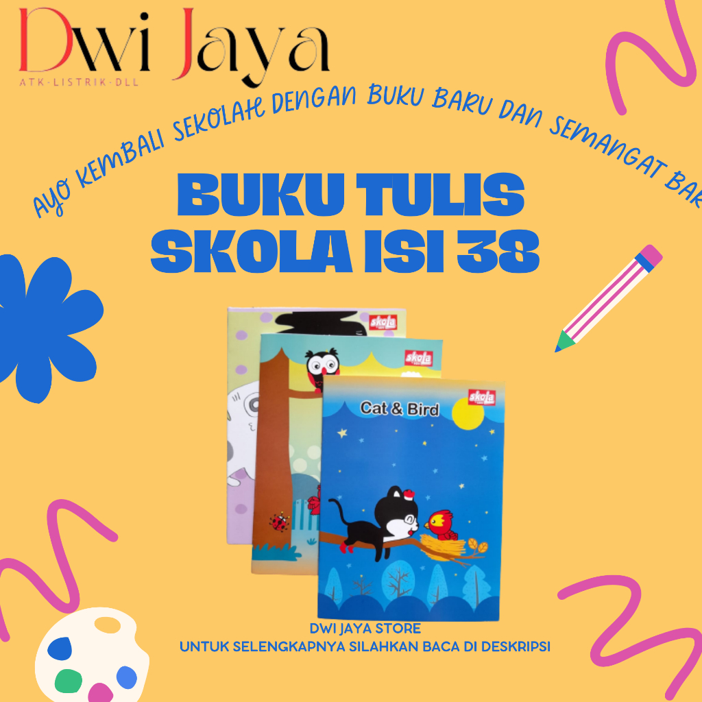 

SATUAN | Buku Tulis Skola isi 38 Lembar