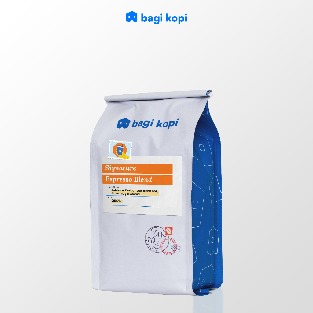 

Kopi Espresso Arabica Robusta Blend 25:75 Bagi Kopi - Wholebeans 1 kg