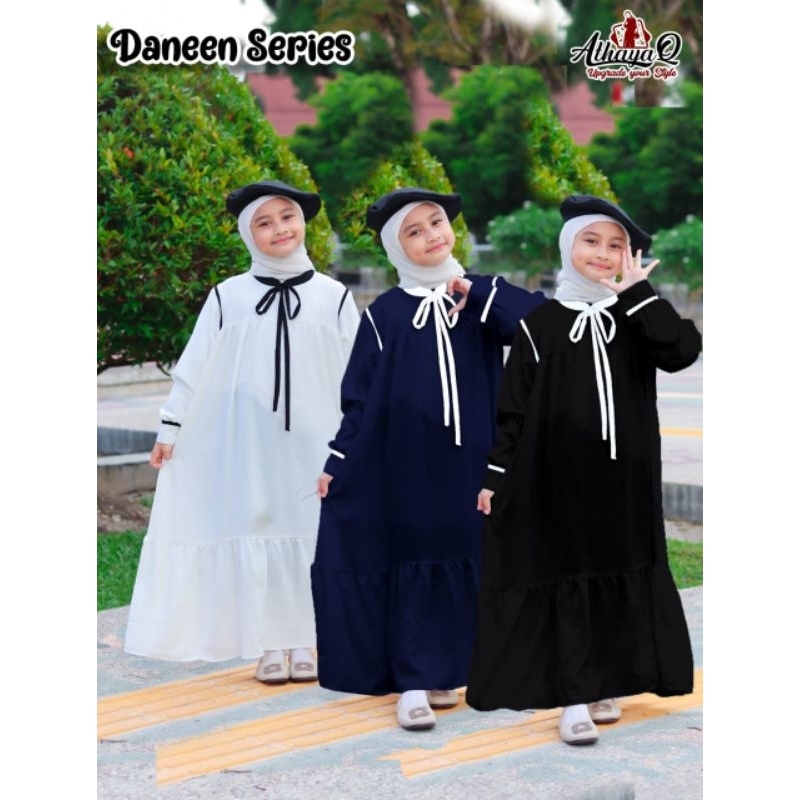 Gamis Anak by AthayaQ/ Gamis Anak Bahan Cey Crinkle/ Gamis AthayaQ/ Daneen Series by AthayaQ/ Gamis 