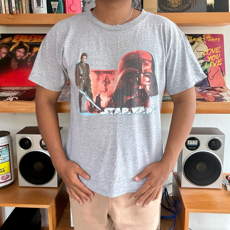 Vintage Shirt Star Wars Original Size S | Kaos Merchandise Starwars
