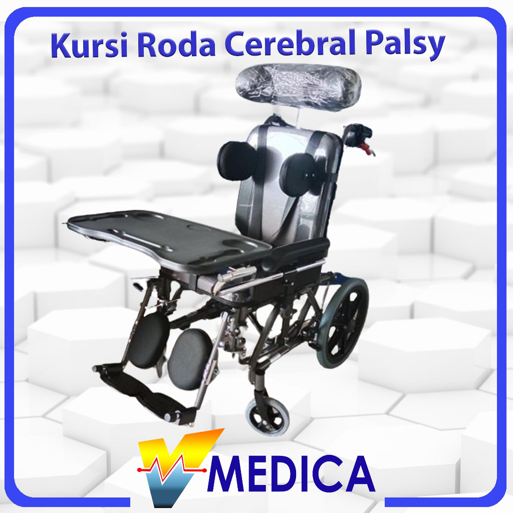 (Reguler) Kursi Roda Cerebral Palsy DY 01958 / Kursi Roda Untuk Anak/Pasien Berkebutuhan Khusus