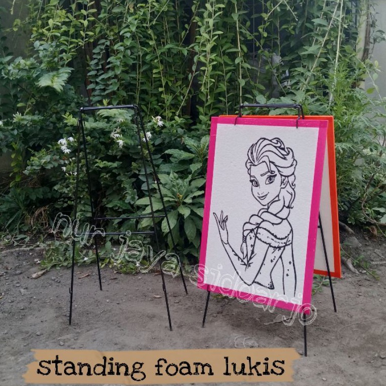 

KODE E9D6 STANDING FOAM LUKIS BESI 6 MM MEJA PENYANGGA FOAM LUKIS BESAR