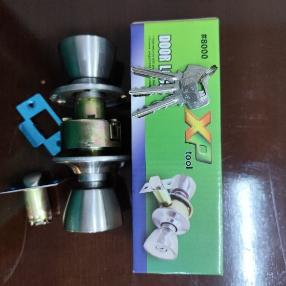 Kunci pintu bulat kamar mandi pvc stainless xp tool