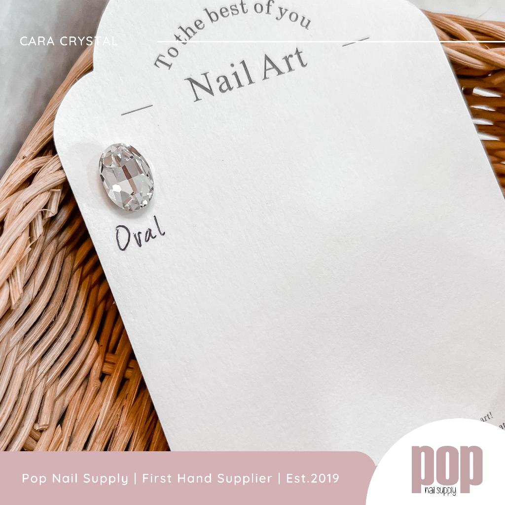 POP NAIL I Cara Crystal Set (13) satuan/ aksesoris crystal premium/ crystal no scratch