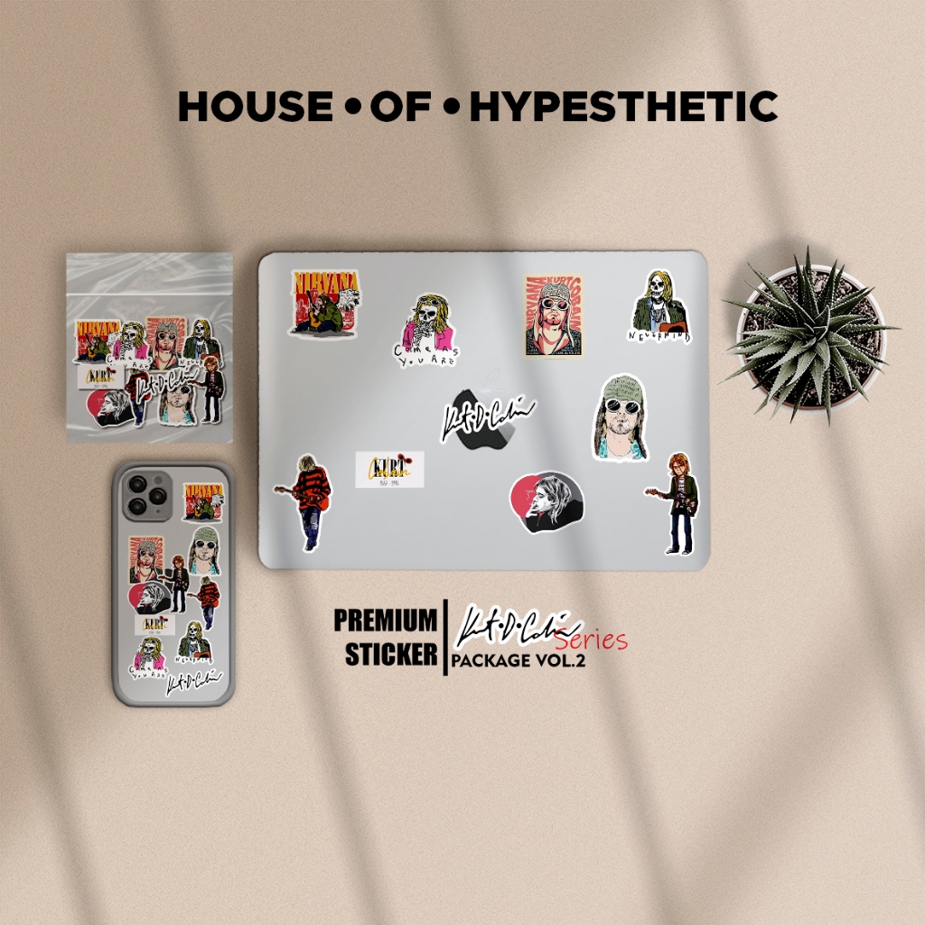 

Sticker Hypebeast and Aesthetic Hypesthetic Waterprooft untuk Case Hp, Laptop, dsb || KURT COBAIN V2