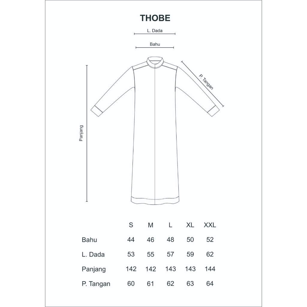 Fatih - Gamis Pria Thobe Motaz Long Black-3