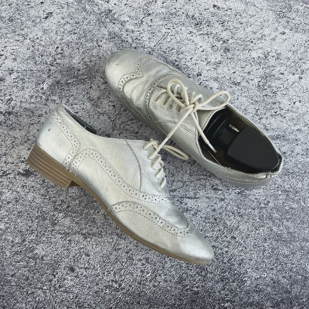 Sepatu Slip On M&S Kulit - Size 38 sd 39 - Original - Second - Preloved