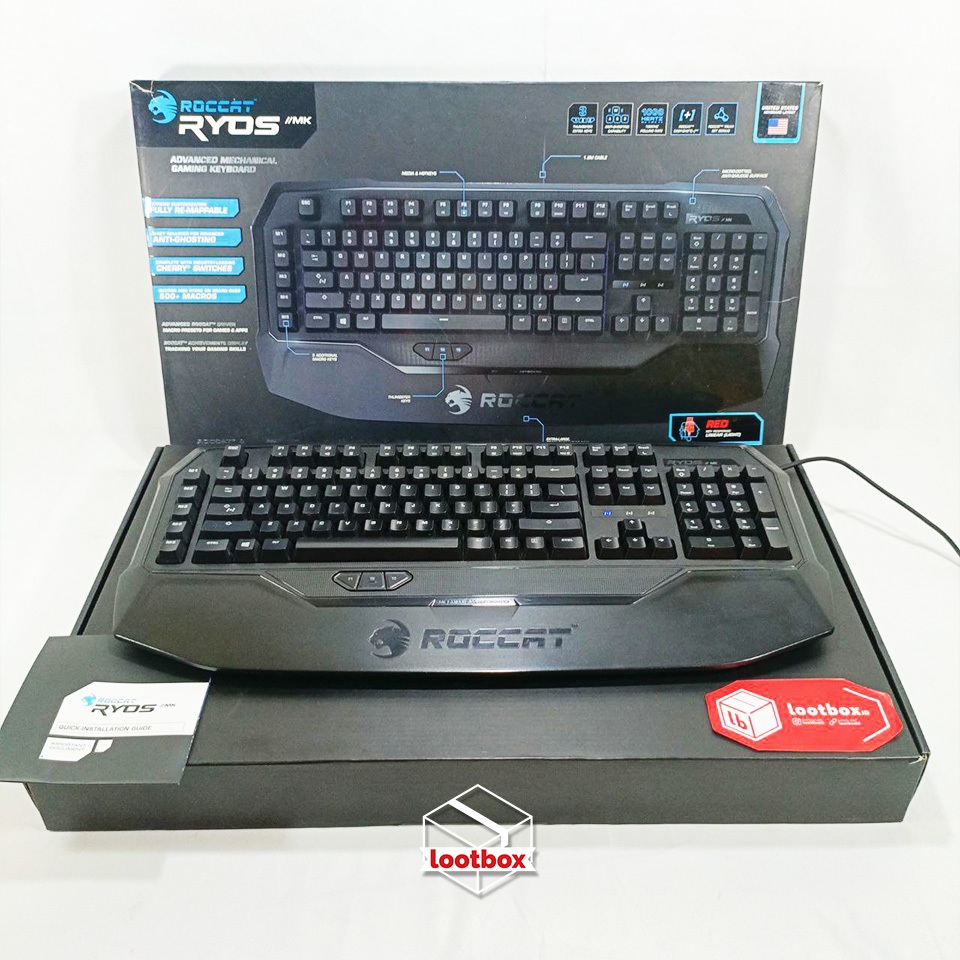Keyboard Gaming Mechanical Roccat Ryos MK Cherry MX - SECOND